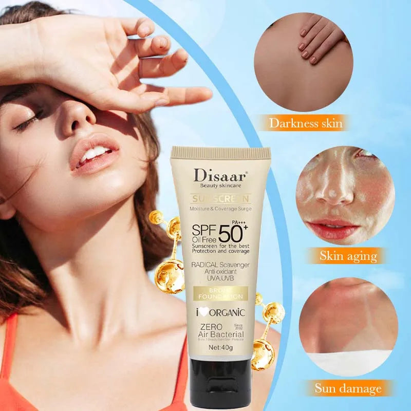 SPF50+Sunscreen Moisturizing Facial And Body Sunscreen UV Protection Skin Care And Anti Aging