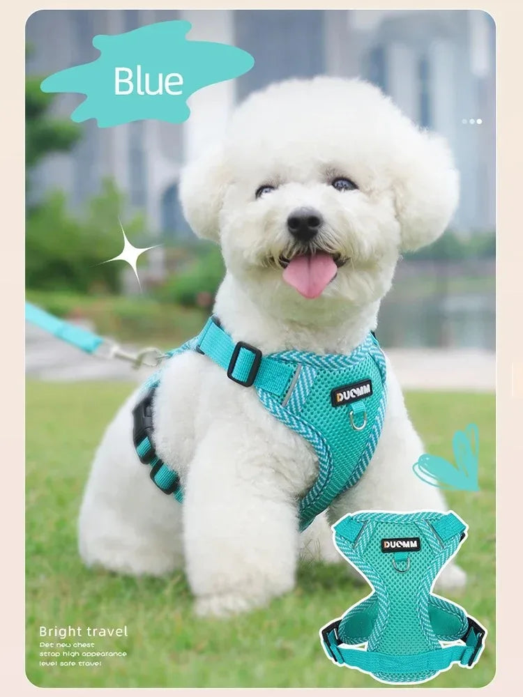 Pet Supplies Chest Strap Collars Dog Harness Collar for Cats Accessories Pets Dogs Products Small Tactical Vest Puppy Leash