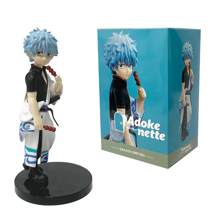 Anime Kids Gintama Gintoki Sakata Katsura Kotarou Action Figure Toys