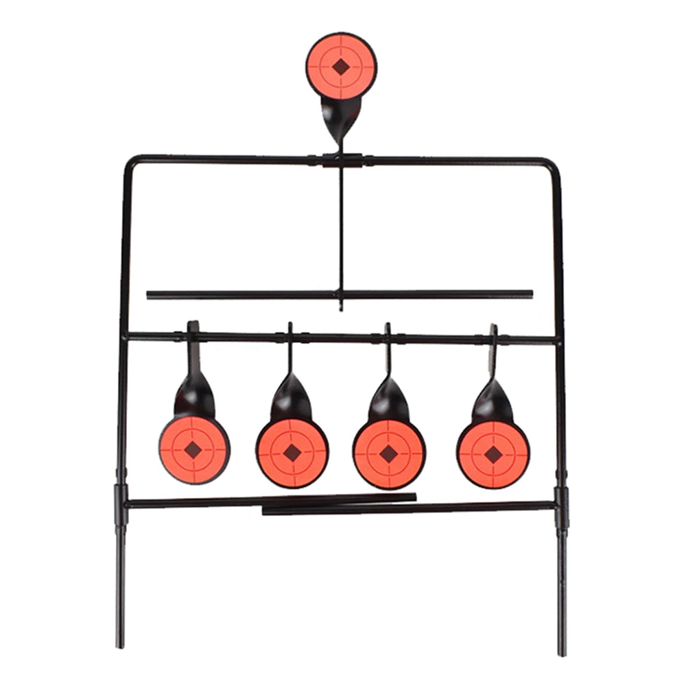 Rotating Target Reset Shooting for Rifle Pistol CS Outdoor Hunting Training Aim Practice Accessories Wind Chime Shooting Target