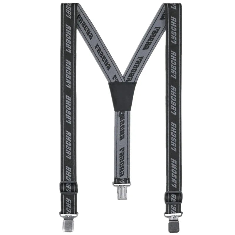 Heavy Duty Braces Straps For Motorcycle Riding Pants Elastic Adjustable Y Back Suspender Straps For Motocross Sports Racing Pant