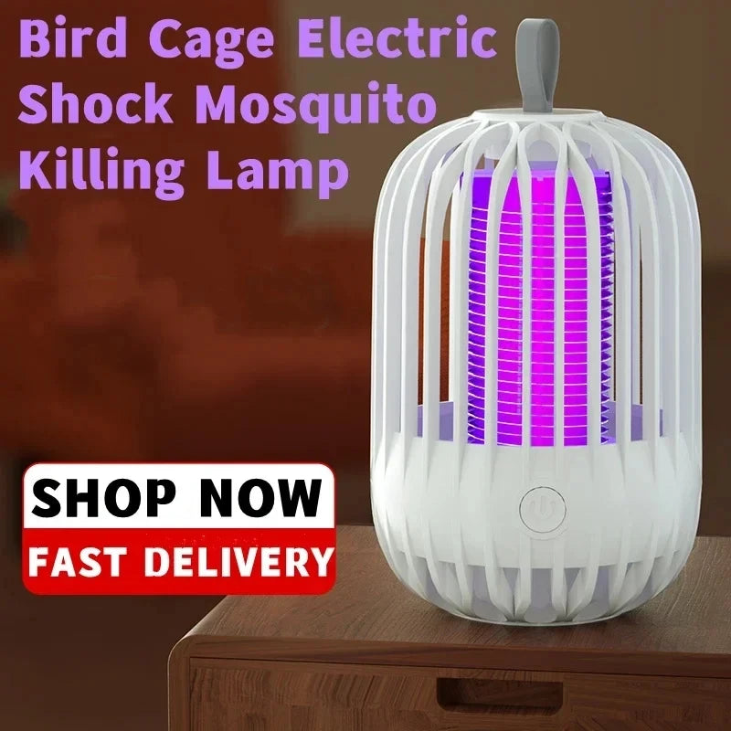 Insect Trap Mosquito Killer and Flying Insect Killer Indoor Light with Hanging Ring Electric Insect Killer Light(No Battery)