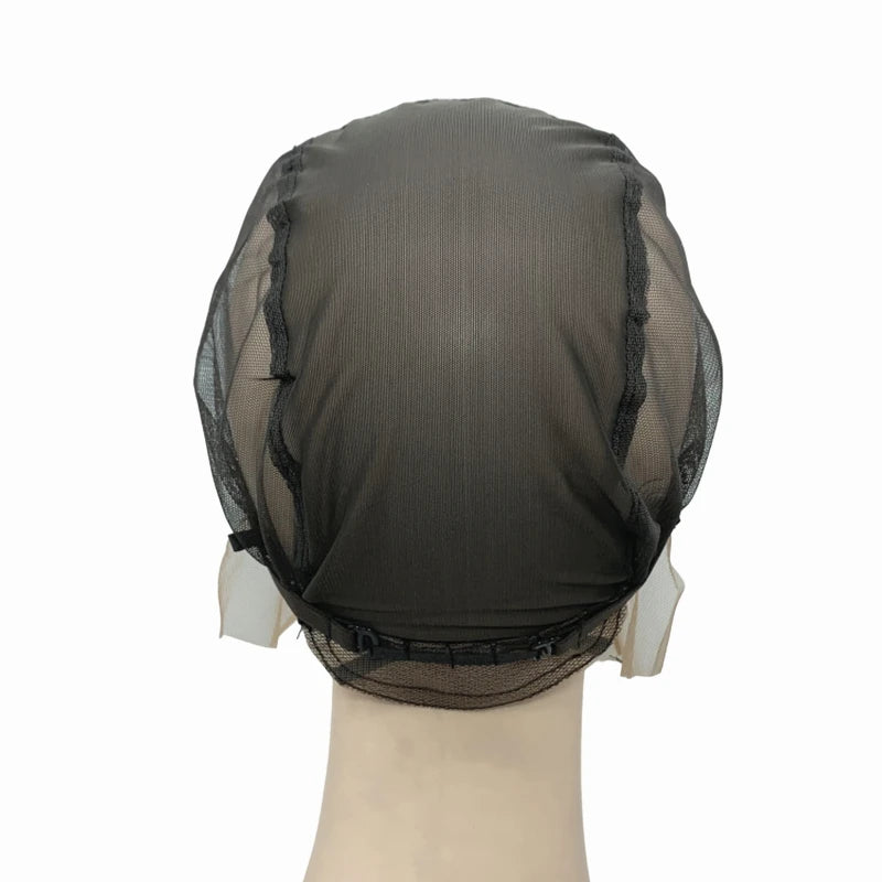 1PC 13X6 Front Lace Wigs Cap For Making Human Hair Wigs Closure Transparent Invisible Hair Net Wig Accessories Bonnet Perruque