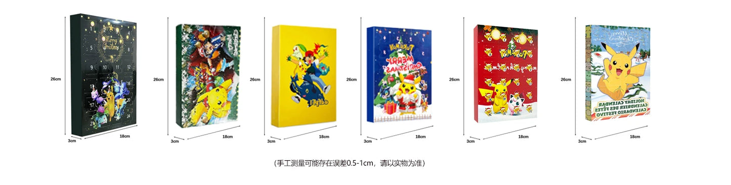 Pokemon Figure Christmas Halloween Advent Calendar Gifts Kawaii Pikachu Anime Figural Action 24Pcs Set Model Kid Toys