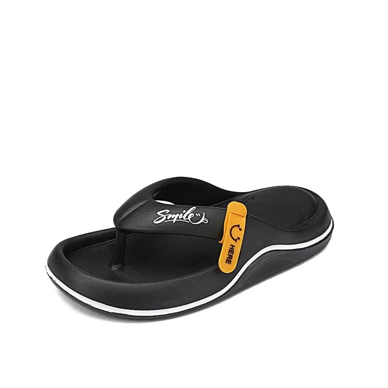 Men's Platform Flip Flops Summer Soft Sole EVA Slippers for Men Outdoor Casual Beach Shoes Home Non-slip Bathroom Slides Shoes
