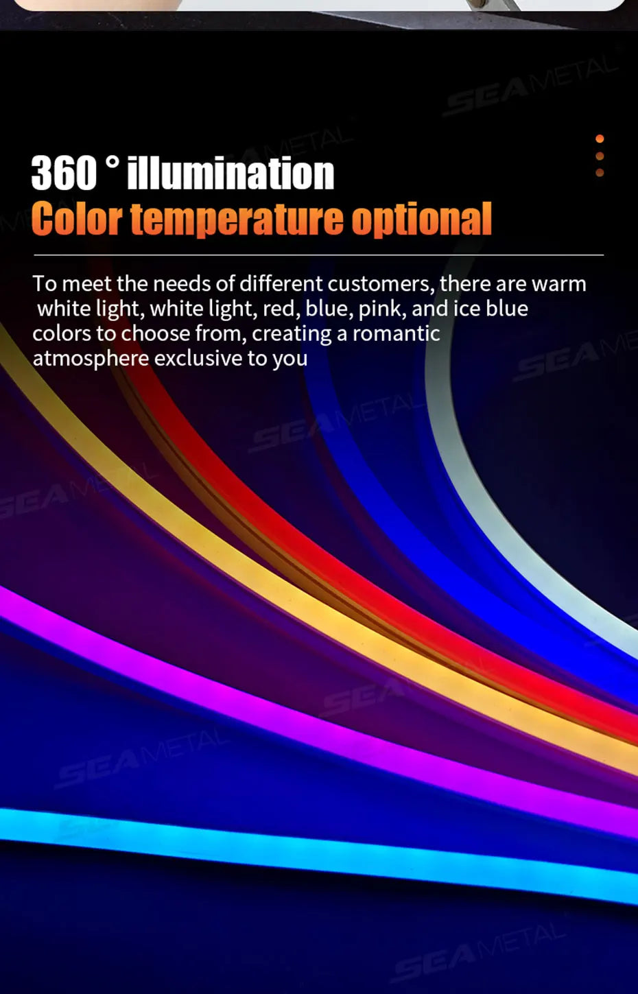 BLALION Car Trunk Dynamic Flowing Light Strip Automatic On/Off Scanning Lamp Flexible Waterproof Light Strip Hidden Installation