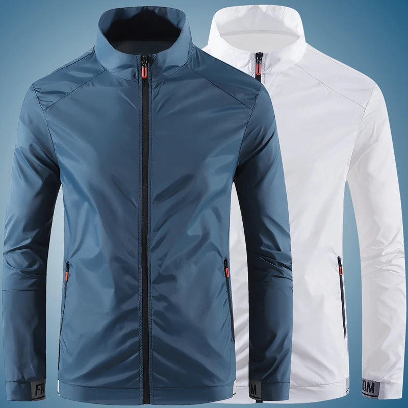 Sunscreen Coats Men's Breathable Sports Waterproof Jacket Summer UV Protection Outdoor Fishing Skin Clothing