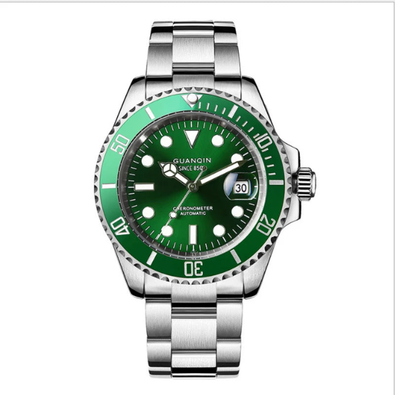 Kegllect Luxury Stainless Steel Geneva Business Calendar Date Men Watches