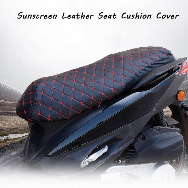 BLALION Motorcycle Seat Cover Thickened Waterproof Anti-skid Seat Protection 3D Faux Leather Seat Pad Protective Cover for Moto