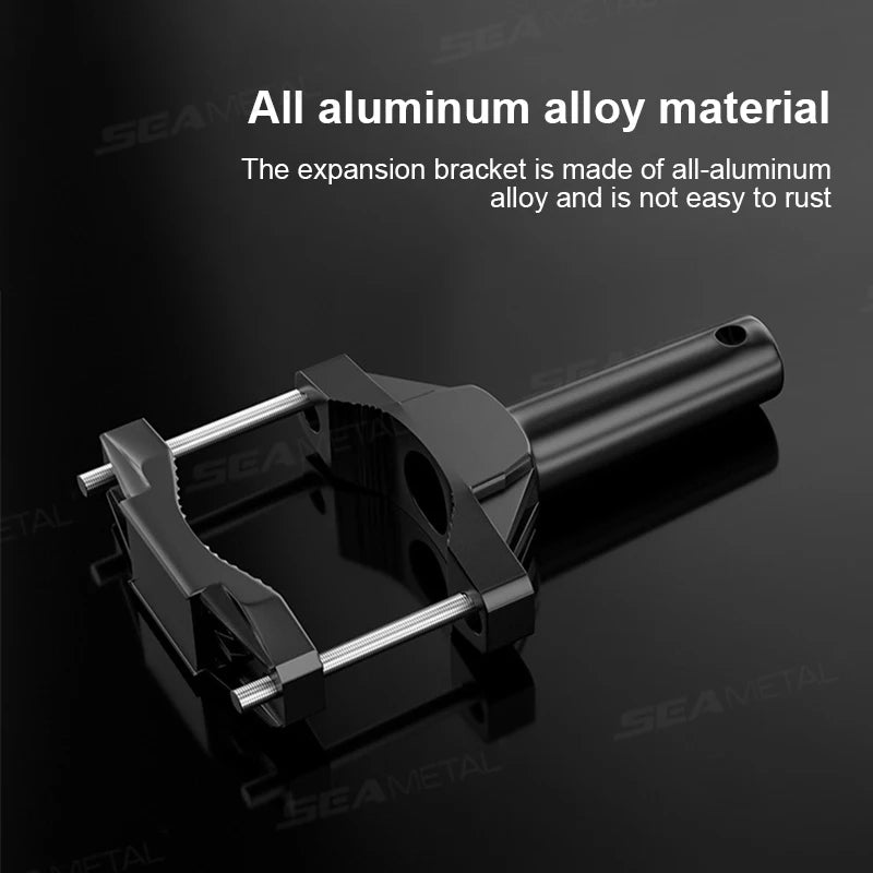 BLALION Universal Mount Bracket For Motorcycle Bumper Modified Headlight Stand Spotlight Extension Pole Frame Extension Bracket