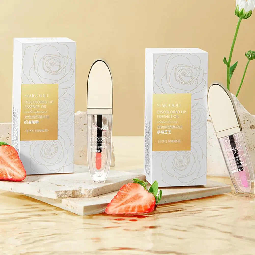 Color Change Volumising Lip Oil Plumper Serum Sexy Lip Lip Increase Fine Oil Gloss Moisturizing Lip Brighten Elasticity Lip Care