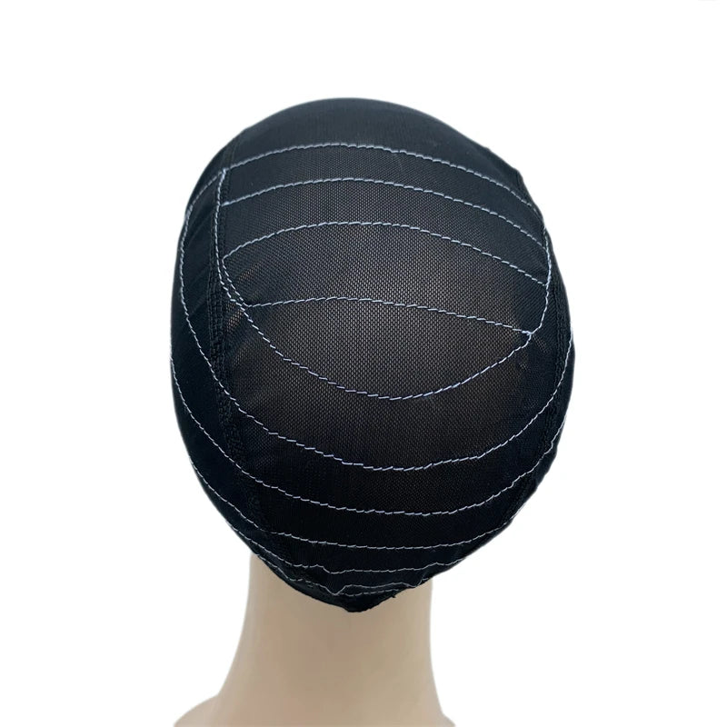 1PC Guideline Map Dome Cap Hair Styling Tools White Line Mesh Wig U Part Cap for Wig Making Closure 4X4/5X5/13X4/13X6 Options