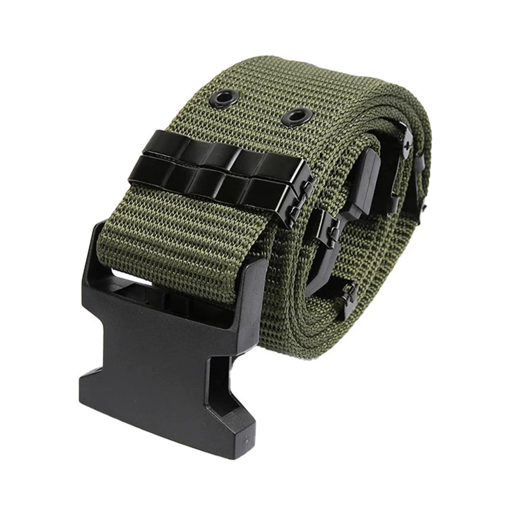 Tactical Quick Release Belt Outdoor Sport Men's Oxford Cloth Belt Hunting Multi Function Combat Belt