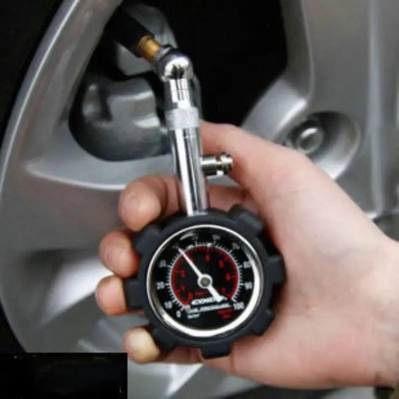 High Accuracy Tire Pressure Gauge Black 100 Psi for Accurate Car Air Pressure Tyre Gauge for Car Truck and Motorcycle