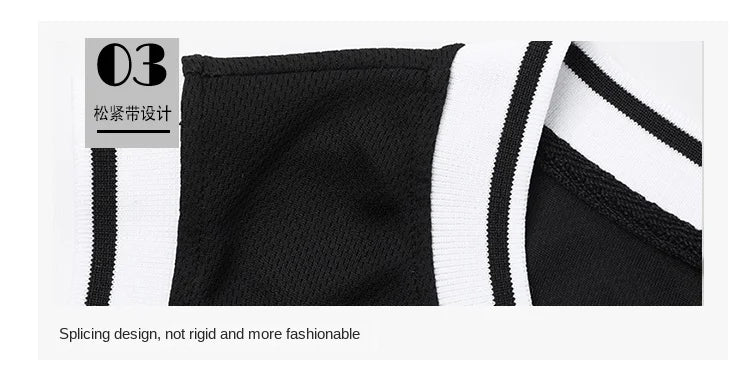 NASA GISS Summer Solid Ice Silk Tank Top Sports Set Basketball Suit Sleeveless T-shirt Shorts Large Men's Training Clothes