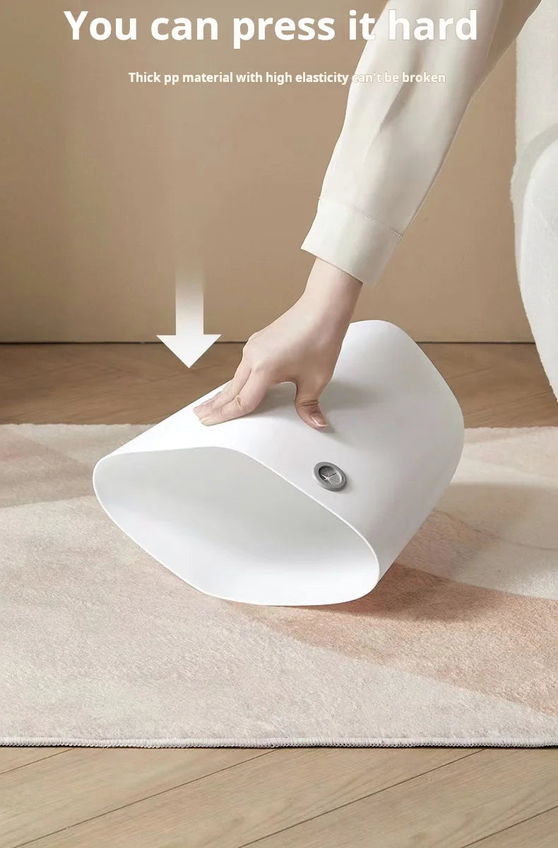 Trash can, large capacity living room, bedroom, garbage basket, kitchen, trash can, pressure-free ring, large paper basket