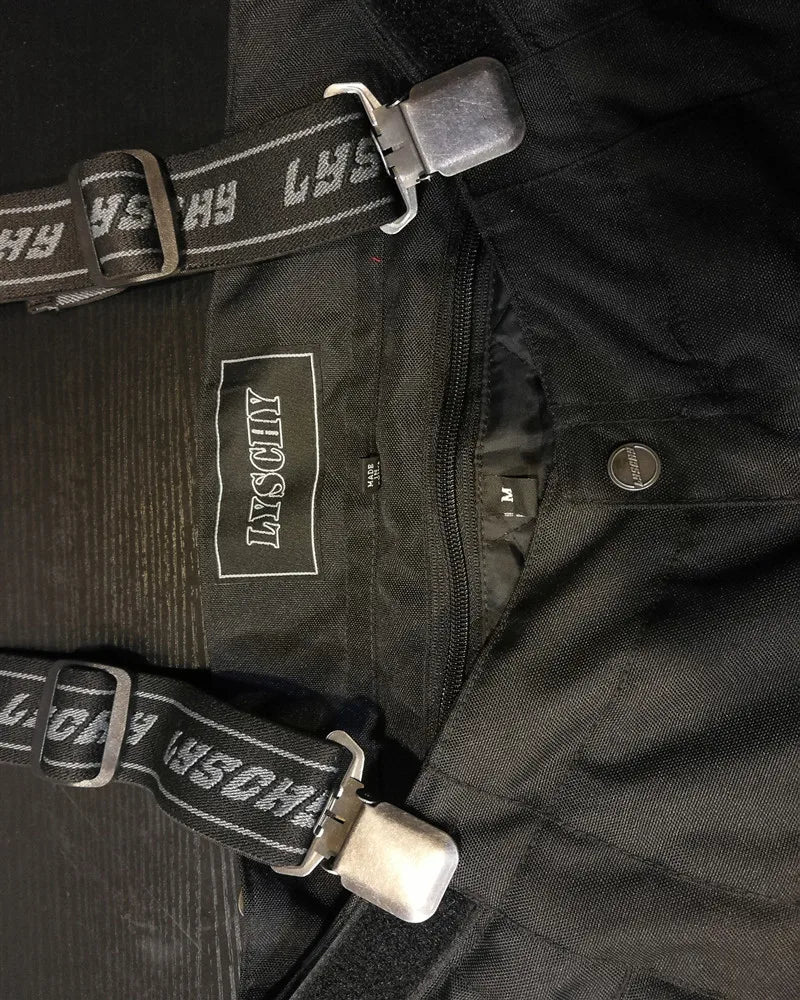 Heavy Duty Braces Straps For Motorcycle Riding Pants Elastic Adjustable Y Back Suspender Straps For Motocross Sports Racing Pant