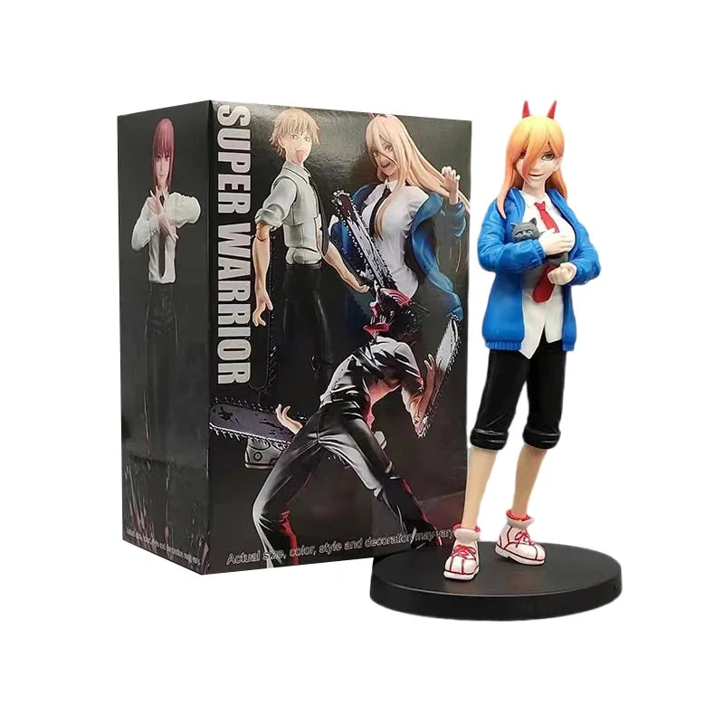 18cm Chainsaw Man Denji Anime Figure Denji/Power Action Figure Chainsaw Man Denji Figurine Adult Collectible Model Doll Toy