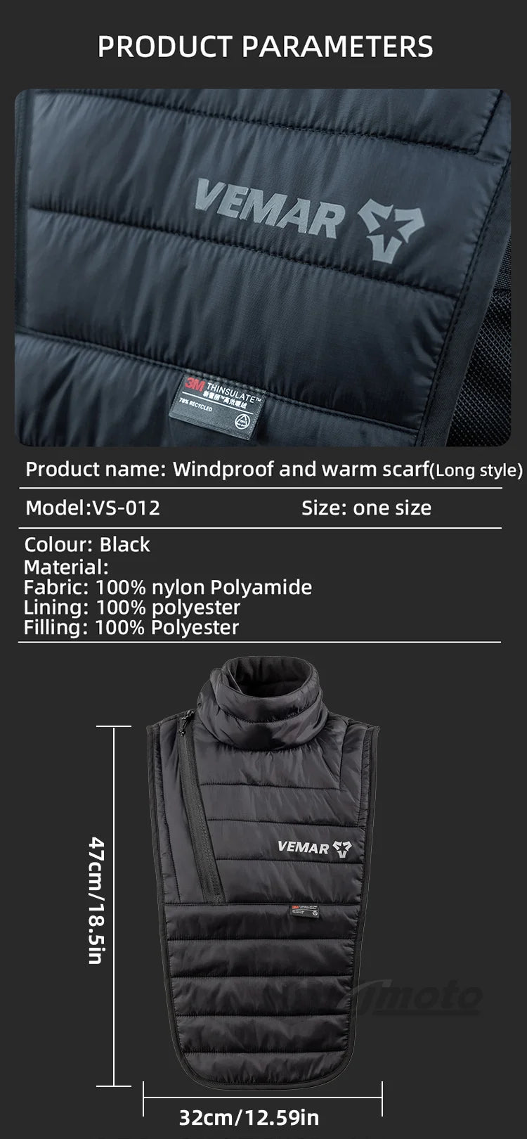 Winter Motorcycle Full Neck Protectors Scarf Windproof Warm Motorbike Motocross Balaclava Fleece Moto Cycling Warm Mask