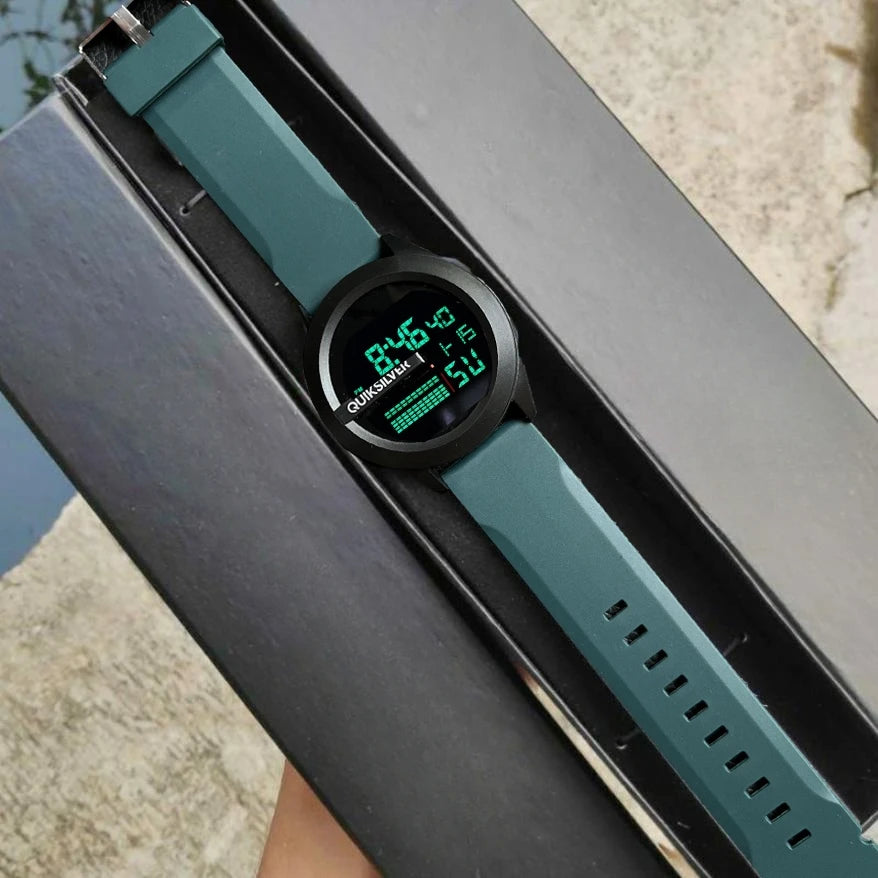 Kegllect Men's Watch Drone Strab Rubber Digital Led Watches NO BOX