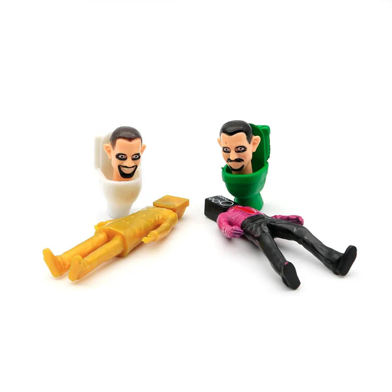 Skibidi Toilet Man Camera Man Figure TV Man Speaker Man Model Cameraman Action Figures Decorations PVC Doll Toy Collectible
