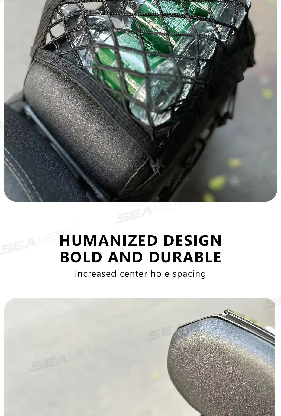 BLALION Motorcycle Helmet Storage Trunk Bag Motorcycle Luggage Net Hook Hold Cargo Bike Scooter Mesh Fuel Tank Luggage Equipaje