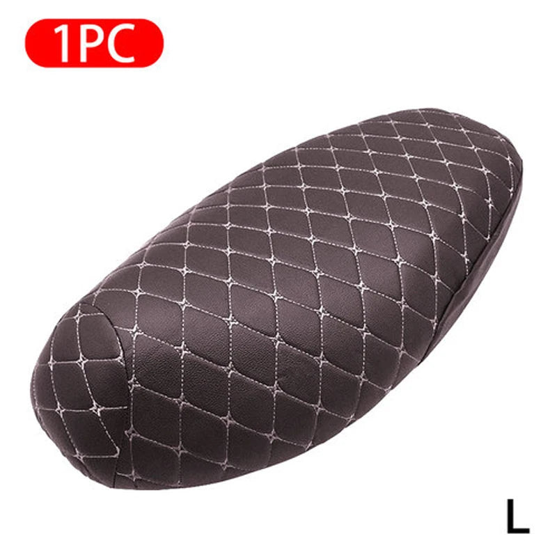 BLALION Motorcycle Seat Cover Thickened Waterproof Anti-skid Seat Protection 3D Faux Leather Seat Pad Protective Cover for Moto