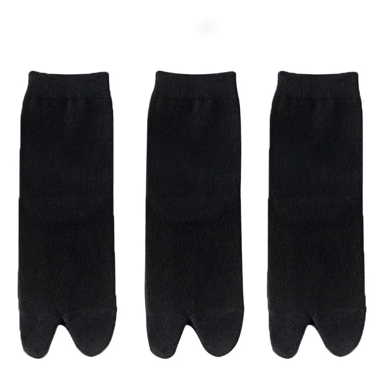 Japanese Men And Women's Summer Fiber Double Fingered Socks Flip-flops Sandals Split Breathable Independent Harajuku Fun Socks