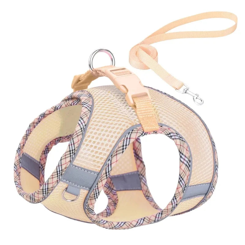 Chest Strap Dog Collar Leash Accessories Tactical Vest Cats Things for Dogs Big Harness Small Pet Supplies Collars Pets Products