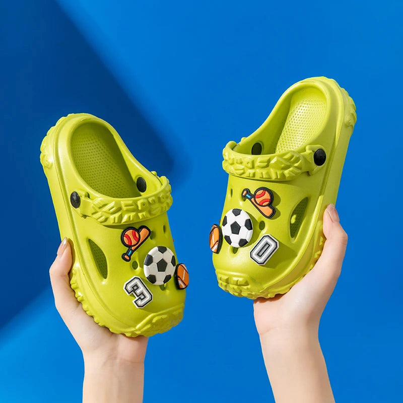 Cute Non-slip girls sandals garden shoes cartoon child baby sandals summer kids slippers high quality beach kids sandals