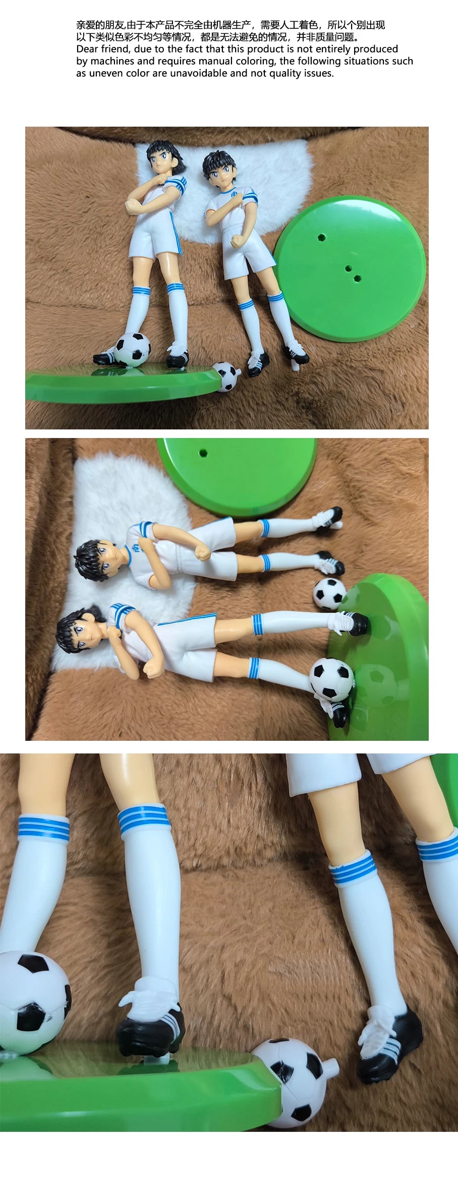 18cm Captain Tsubasa Anime Figure Ozora Tsubasa Action Figures Hyuuga Kojirou/Wakabayashi Genzou Figurine Collection Model Toys