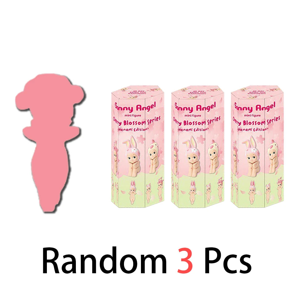 2025 new Cherry Blossom Hanami Series Blind Box Collect Mini Figure Cute Sakura Desktop Decor Kid Birthday Gift