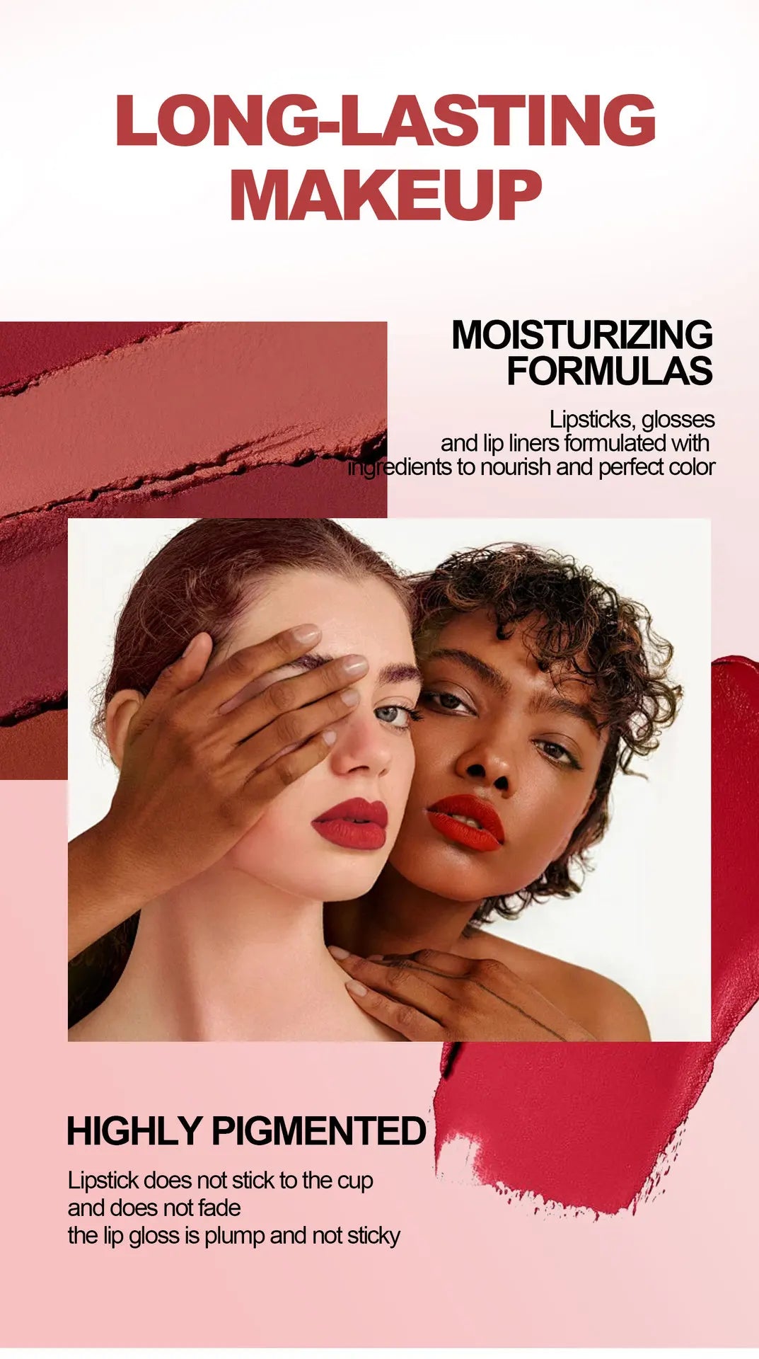 Velvet Matte Lip Liner Lipstick Pen Set Red Contour Tint Lipstick Sexy Red Contour Tint Lipstick Non-stick Cup Lipliner Pen Make