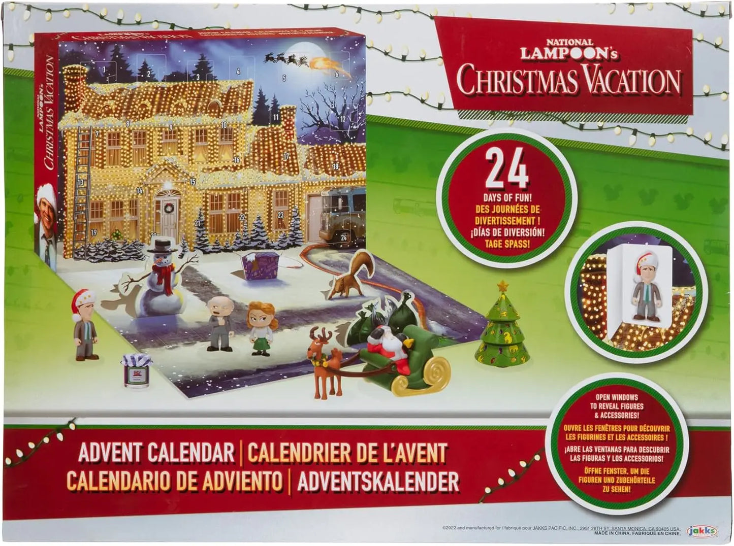 National Lampoon’s Christmas Vacation Advent Calendar 2024Contains 24 Gifts Christmas Countdown Calendar Gift Vacation Figures