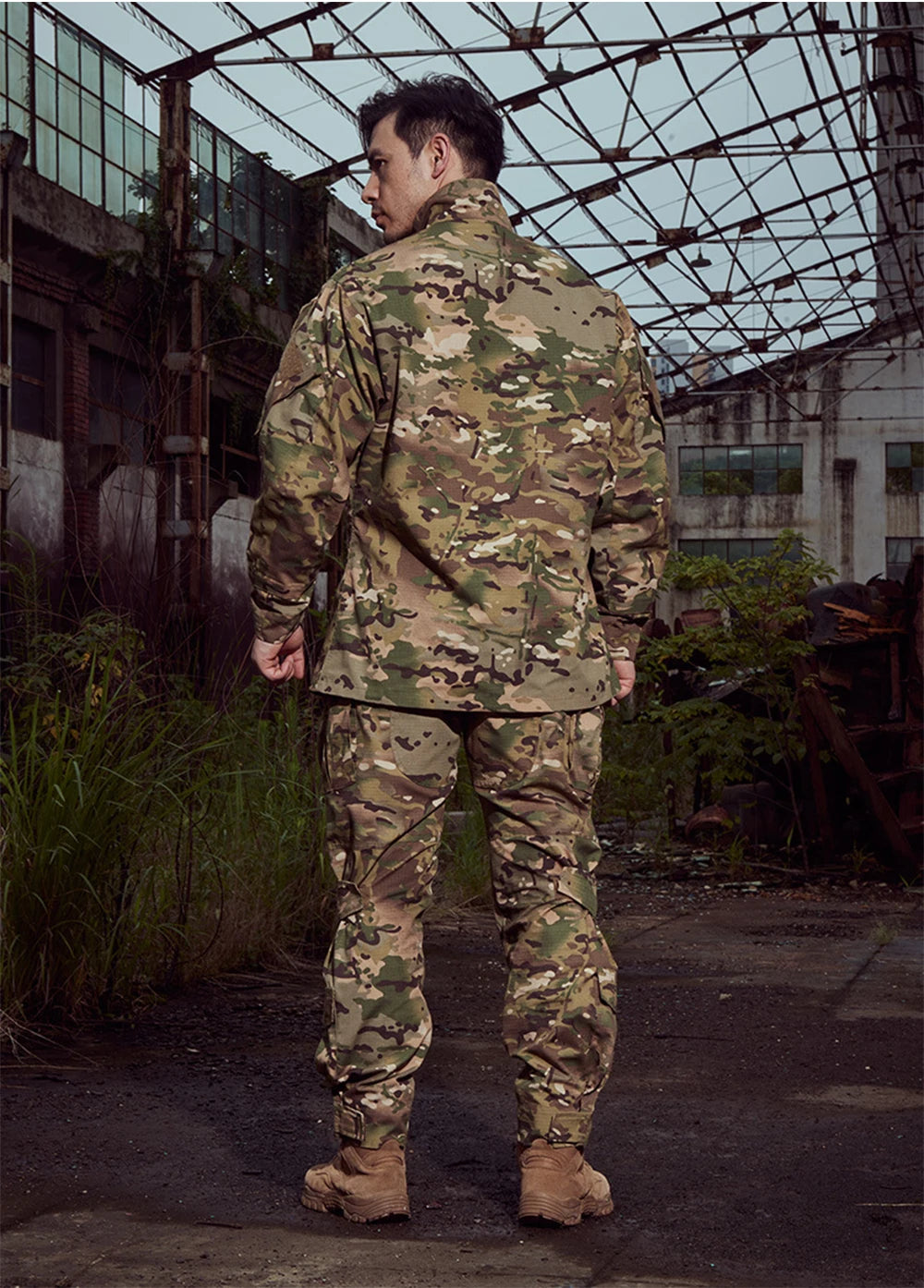 Tactical Camouflage Coat Hunting Long Sleeved Jacket Men's Training Uniform Outdoor Paintball Camping Windbreaker Clothing