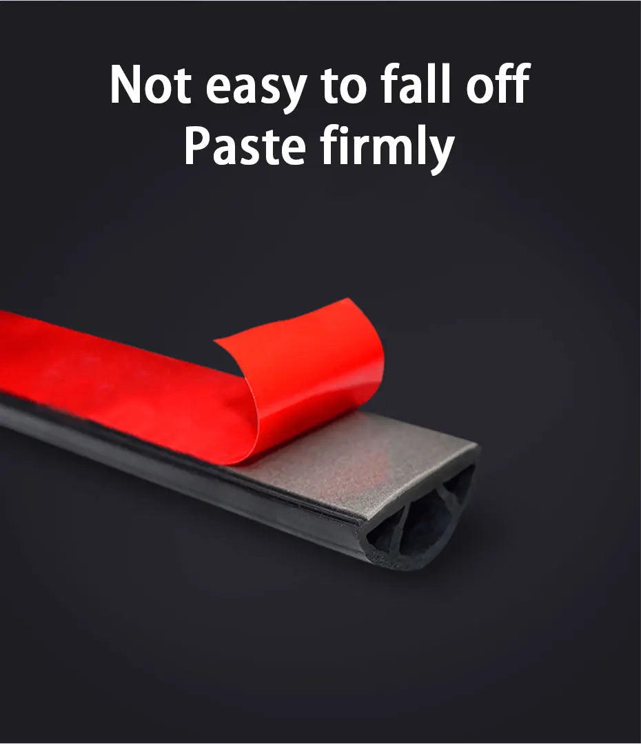 BLALION Car Door Rubber Seal Strip Filler Weatherstrip Edge Rubber Sealing For B Pillar Protection Front Car Auto Door Sealant