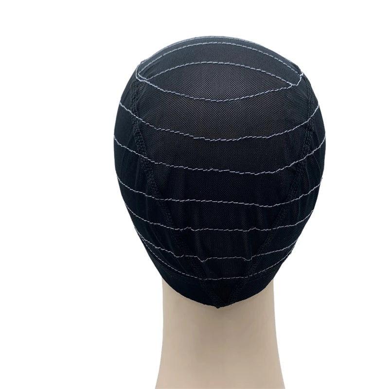 1PC Guideline Map Dome Cap Hair Styling Tools White Line Mesh Wig U Part Cap for Wig Making Closure 4X4/5X5/13X4/13X6 Options