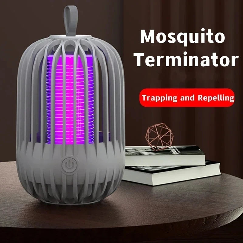 Insect Trap Mosquito Killer and Flying Insect Killer Indoor Light with Hanging Ring Electric Insect Killer Light(No Battery)