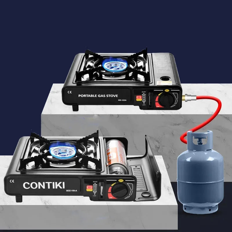 Portable Outdoor Cassette Stove Outdoor Kas Hot Pot Barbecue Gas Stove Household Gas Stove Gas Stove Butane