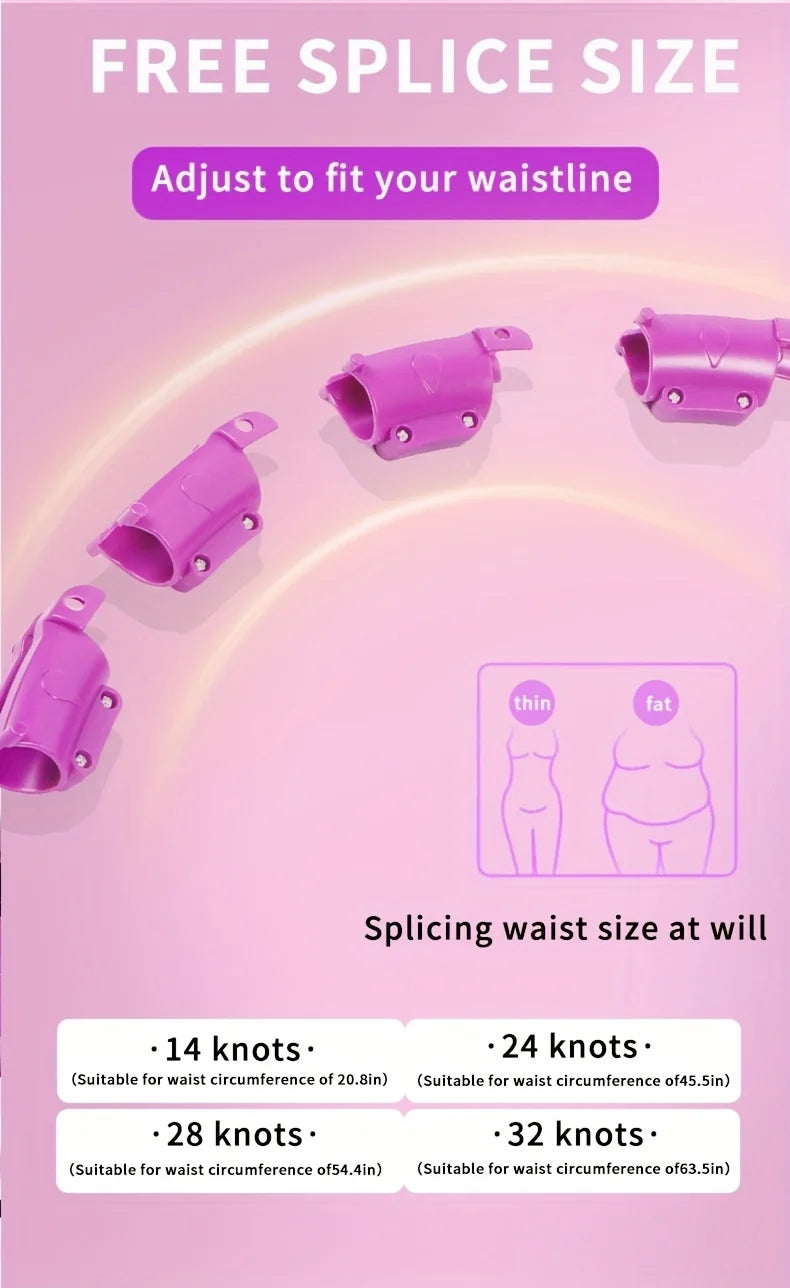 Adjustable Exercise Ring for Abdominal Workout Detachable Fitness Ring Equipment Gym Home Workout Weight Loss