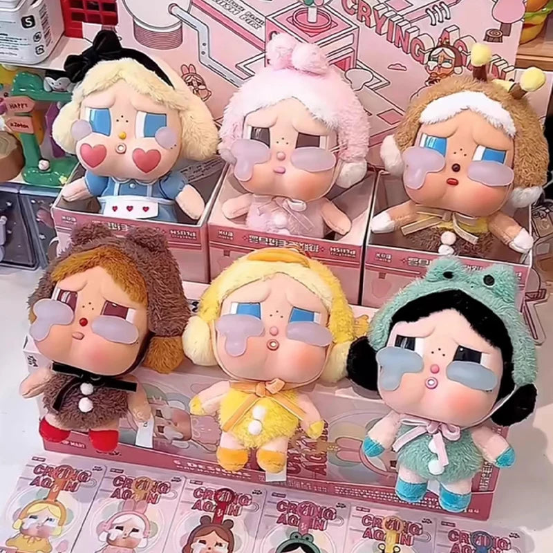 Crying Again Series-Vinyl Face Blind Box Mystery Box Guess Bag Toys Doll Cute Anime Figure Desktop Ornaments