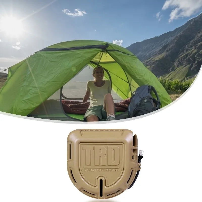 Wire Rope Dispenser Quick Cutting Tool Paracord Storage Box for Survival Self-protection Emergency Equipment Outdoor Tools