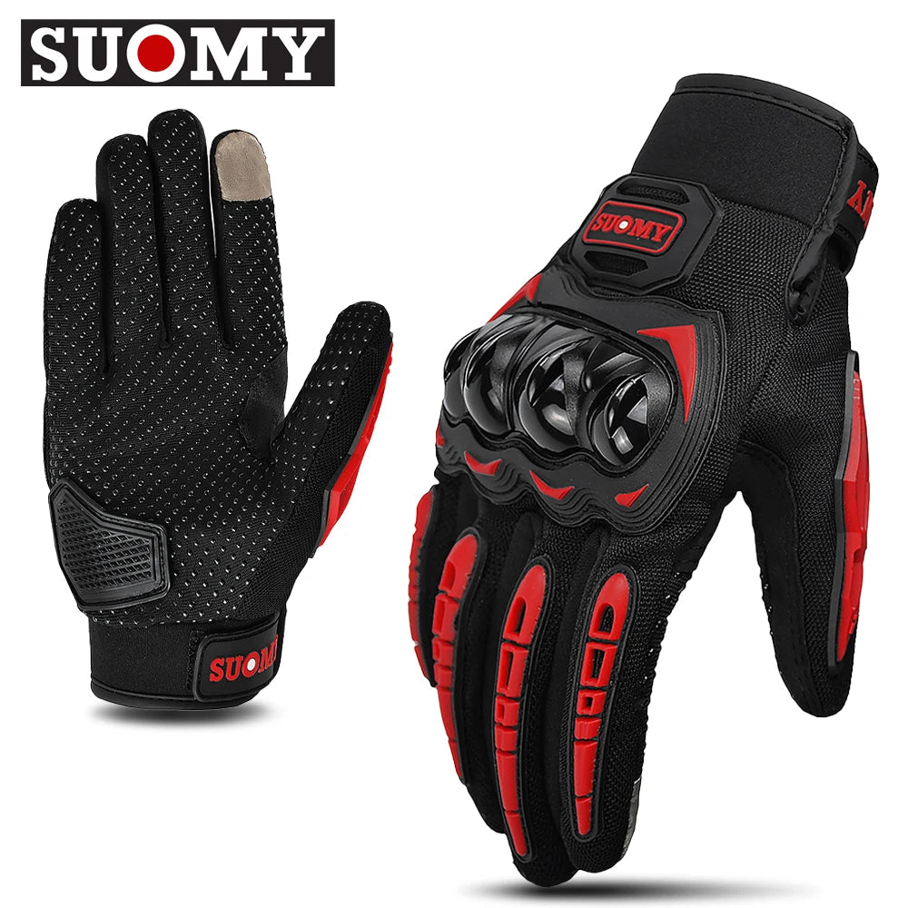 Suomy Motorcycle Gloves Men Women Summer Motorbike Racing Gloves Touch Screen Breathable Motocross Moto Biker Cycling Gloves