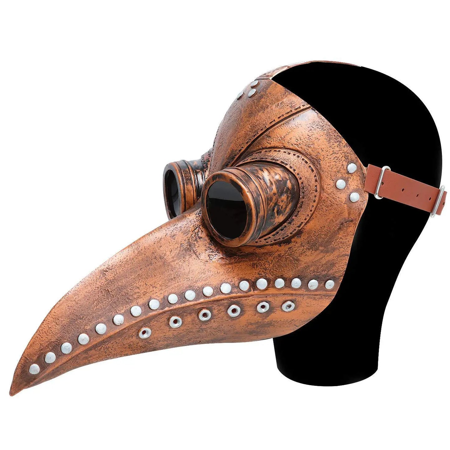 Steampunk Plague Doctor Mask Long Nose Bird Beak Leather Masks Cosplay Party Masquerade Halloween Carnival Costume Props