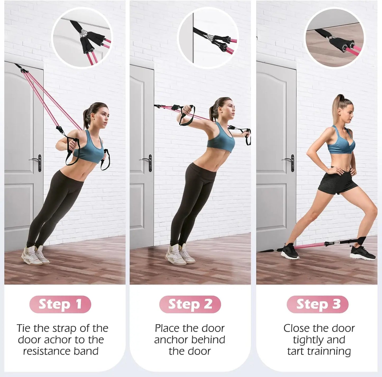Resistance Band Portable Pilates Stick For Home Fitness, Full Body Exercise, Chest Expansion, Back Training, And Body Stretching