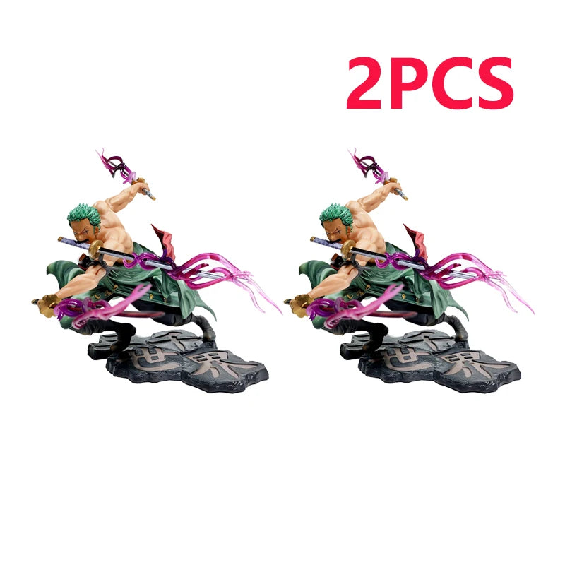 New One Piece Luffy Figure Roronoa Zoro Three-Blade Sa-Maximum Manga Anime Statue PVC Action Collection Model Toys For Children