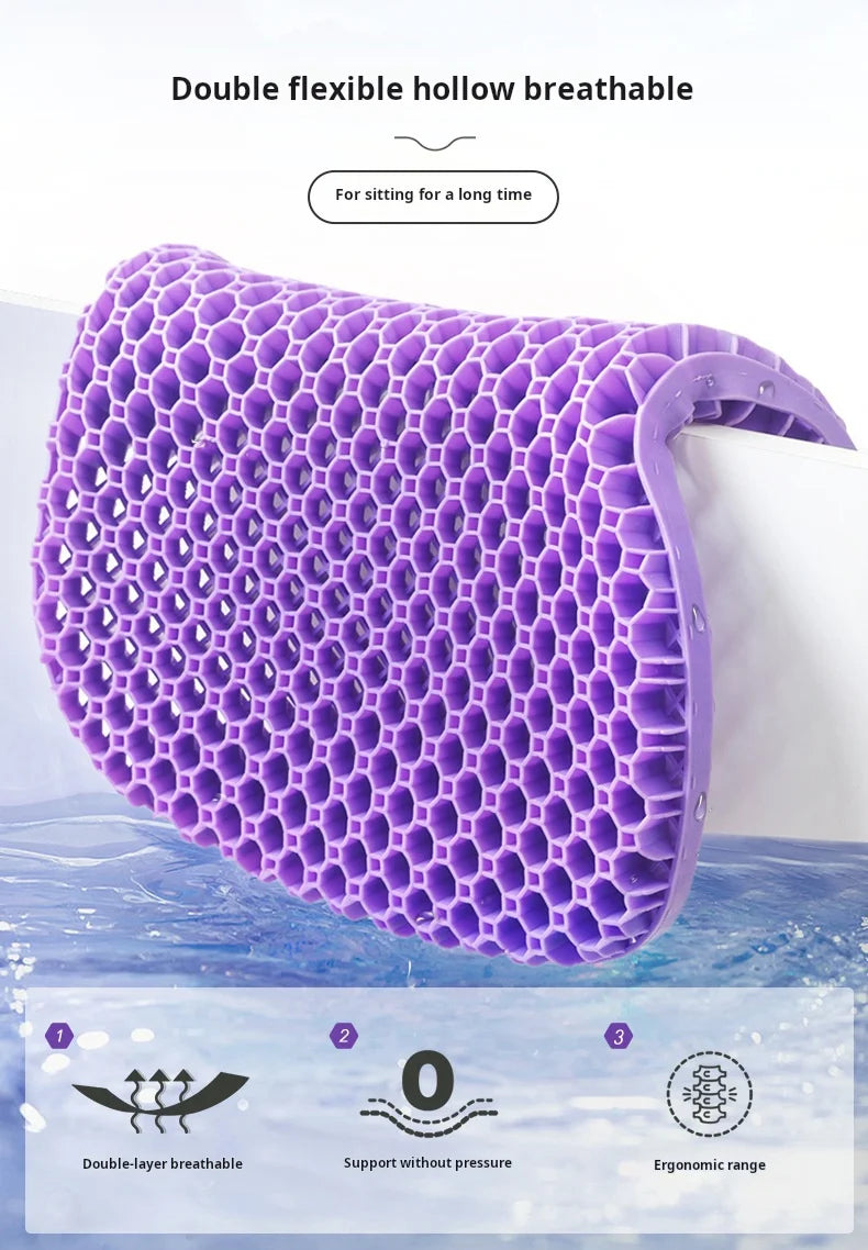 Cushion honeycomb gel summer sitting seat cushion office car seat cushion summer breathable cold pad