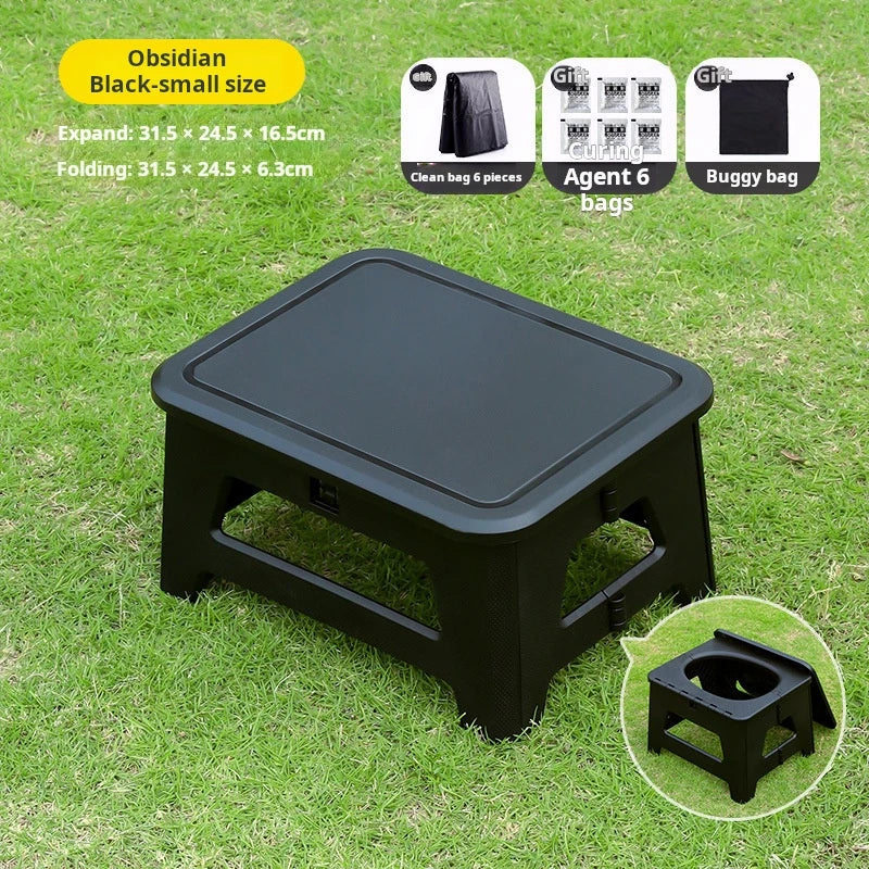 Outdoor toilet car portable emergency camping toilet bench adult odor proof ladies wagon mobile toilet