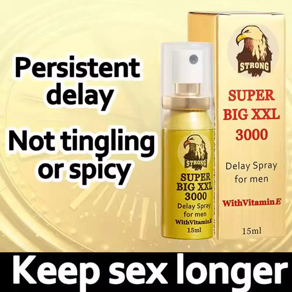15ML Sex Delay Spray for Men Non-Numbing Male Delay Ejaculation Sex Spray Man Prolong Sprays Penis Premature Ejaculation