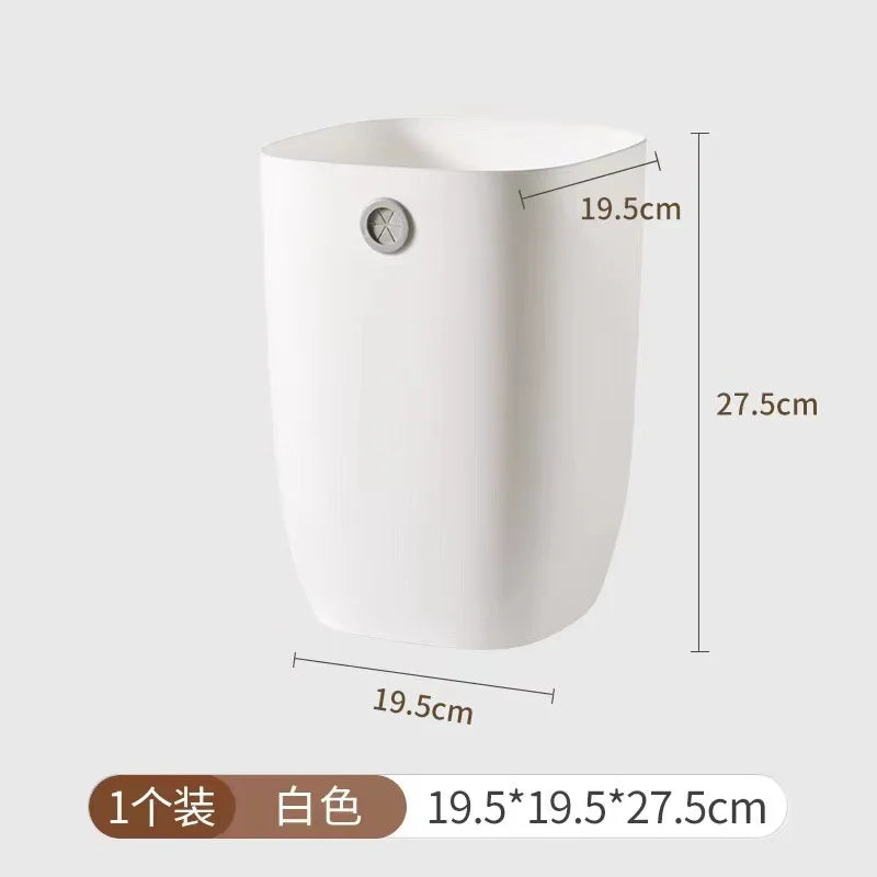 Trash can, large capacity living room, bedroom, garbage basket, kitchen, trash can, pressure-free ring, large paper basket